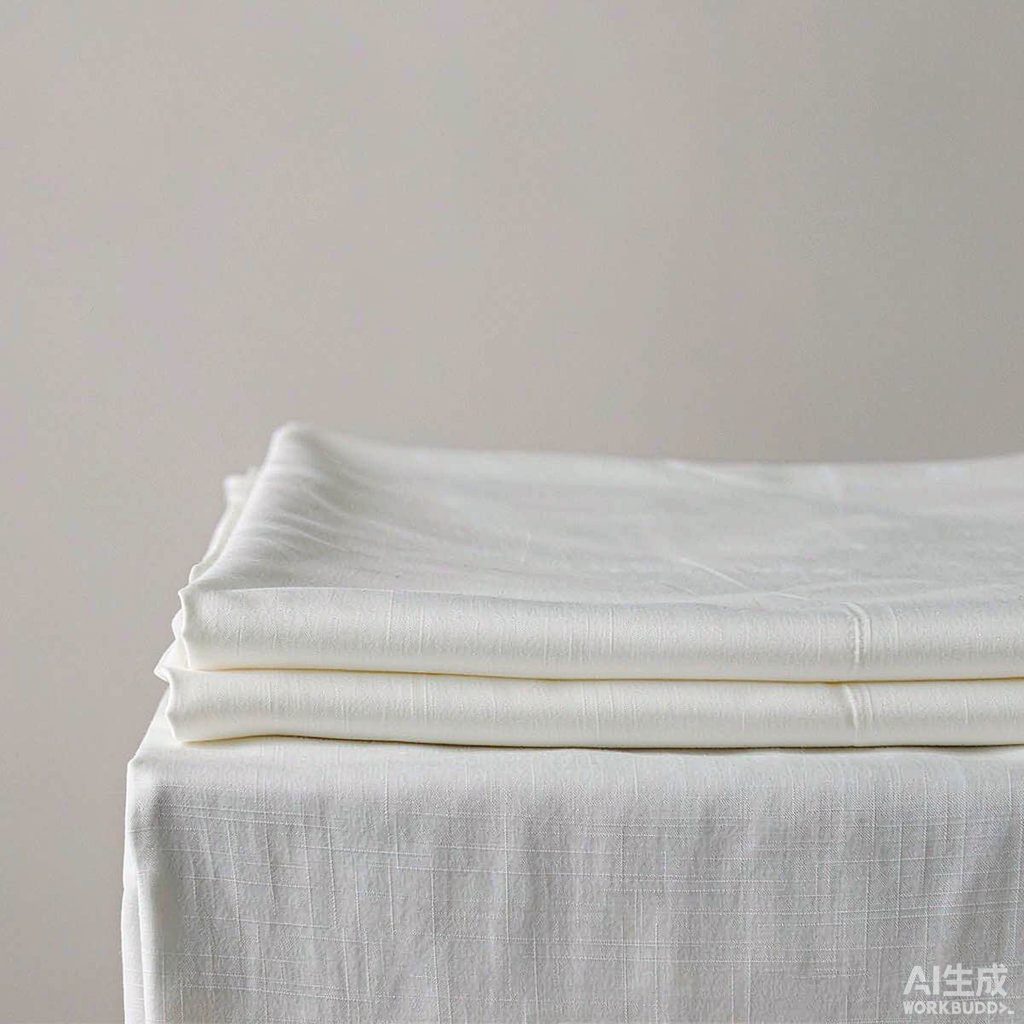 Long staple cotton fabric swatch